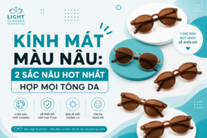 kính mát màu nâu