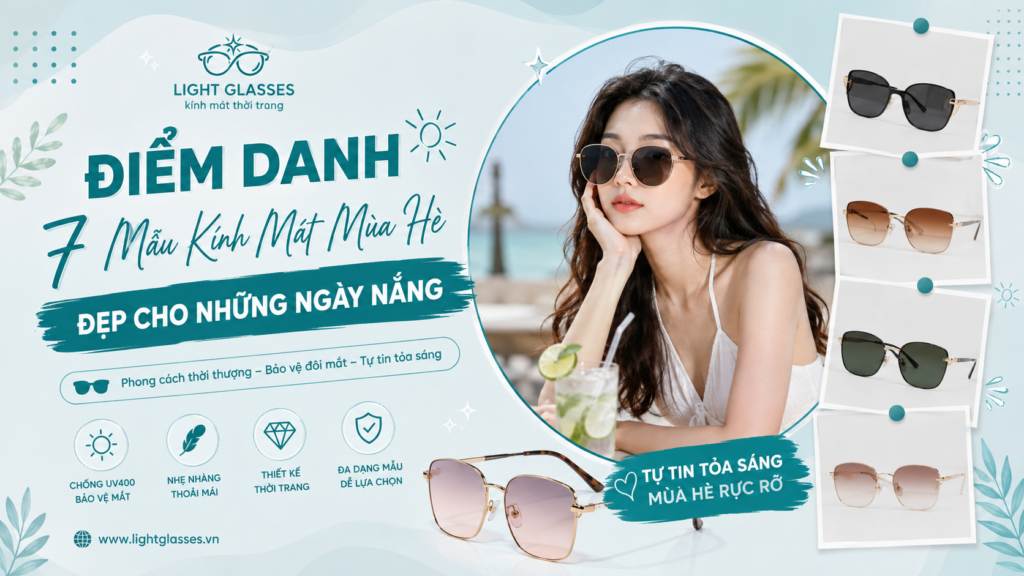 Điểm Danh 7 Mẫu Kính Mát Mùa Hè Đẹp Cho Những Ngày Nắng