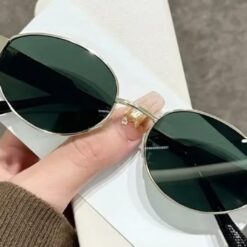 Light Glasses – Kính Mát Oval Vintage Green 1
