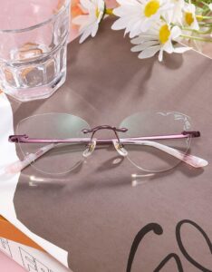 2. Kính Rimless Vuông – Hiện Đại Và Chuyên Nghiệp 