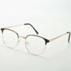 Light Glasses – Kính Gọng Browline Gold Black 1