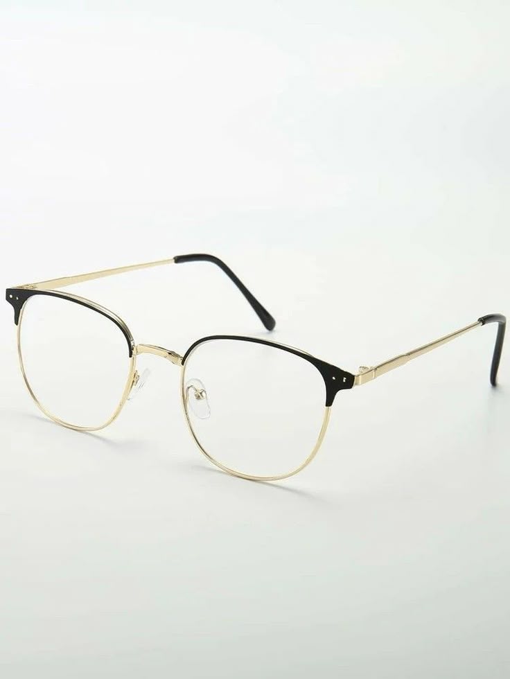 Light Glasses – Kính Gọng Browline Gold Black 1 Light Glasses – Kính Gọng Browline Gold Black 1