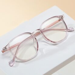 Light Glasses – Kính Gọng Hồng Trong Rose Crystal1